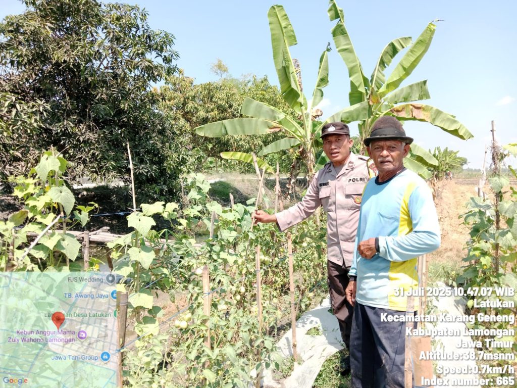 Polsek Karanggeneng Dukung Program Pangan Bergizi (P2B) di Desa Latukan