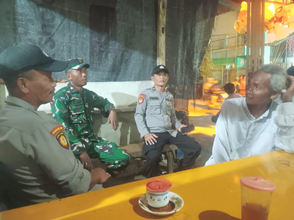 Polsek Turi dan Koramil Bersinergi Laksanakan Patroli Malam, Ingatkan Warga untuk Waspada Curanmor dan Judi Online
