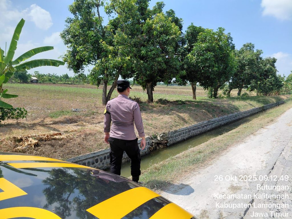 Cegah Kebakaran Lahan dan Laka Air, Polsek Kalitengah Gencarkan Patroli Kamtibmas