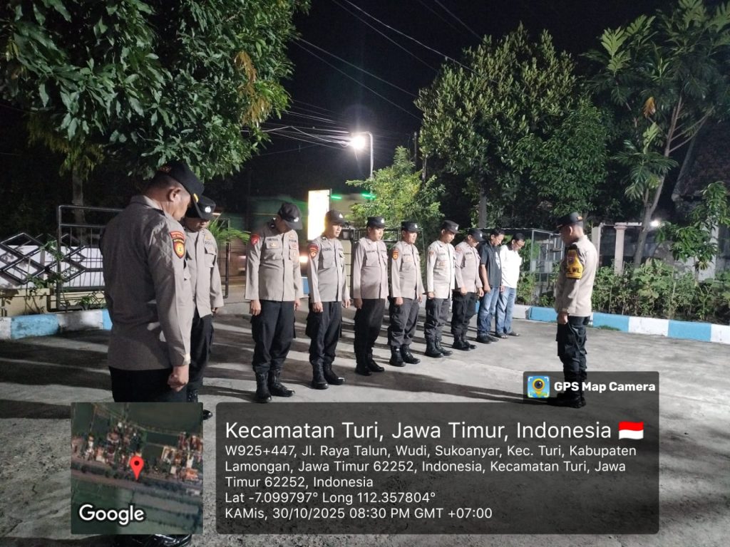 Polsek Turi Gelar Apel Siaga, Antisipasi Kegiatan di Wilayah Polsek Kedungpring