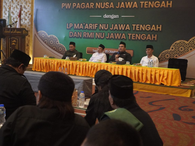 Pagar Nusa Jateng Perkuat Kerja Sama dengan RMI dan LP Maarif NU