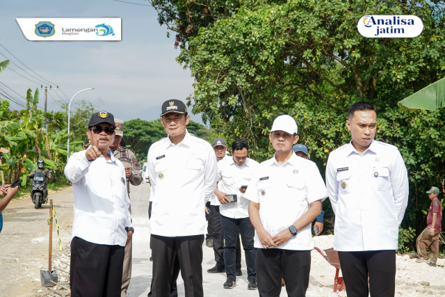 Infrastruktur Digeber, Kemantapan Jalan Lamongan Hampir 60 Persen