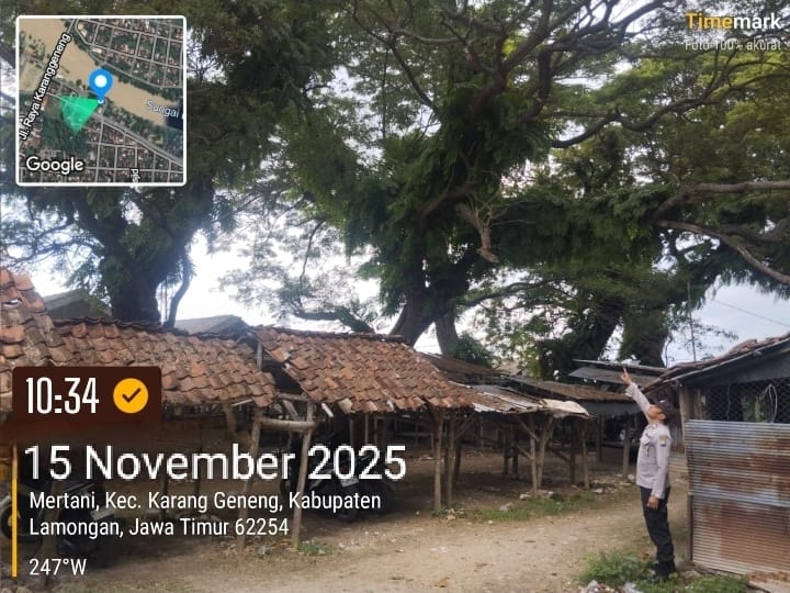 Patroli Kamtibmas Polsek Karanggeneng Sambangi Daerah Rawan Bencana di Sumberwudi