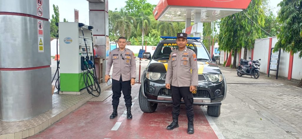 Polsek Turi Gencarkan Patroli Obyek Vital di SPBU Sukoanyar, Antisipasi 3C dan Gangguan Kamtibmas