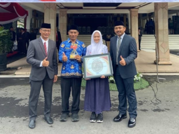 SMPN 1 Kedunggalar Dengan Nahkoda Baru Borong Berbagai Prestasi Hanya Hitungan Beberapa Bulan