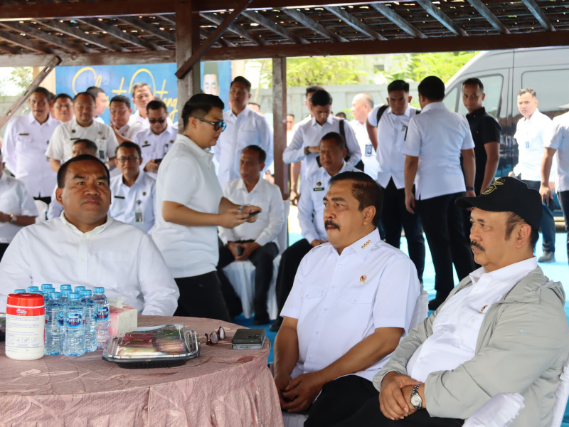 Menteri Imipas dan Kepala Bappenas Tinjau Lokasi Pembangunan Kantor Imigrasi Blora