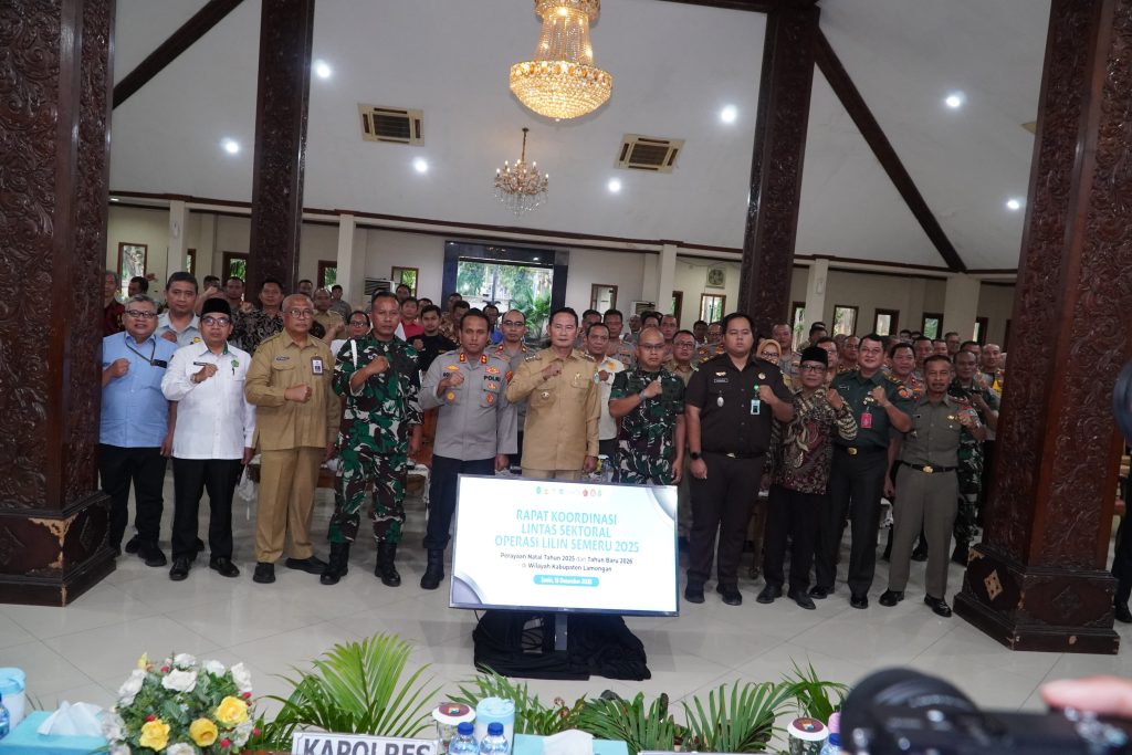 Nataru di Depan Mata, Forkopimda Lamongan Satukan Kekuatan, Lalu Lintas Aman, Bencana Diantisipasi, Wisata Digenjot
