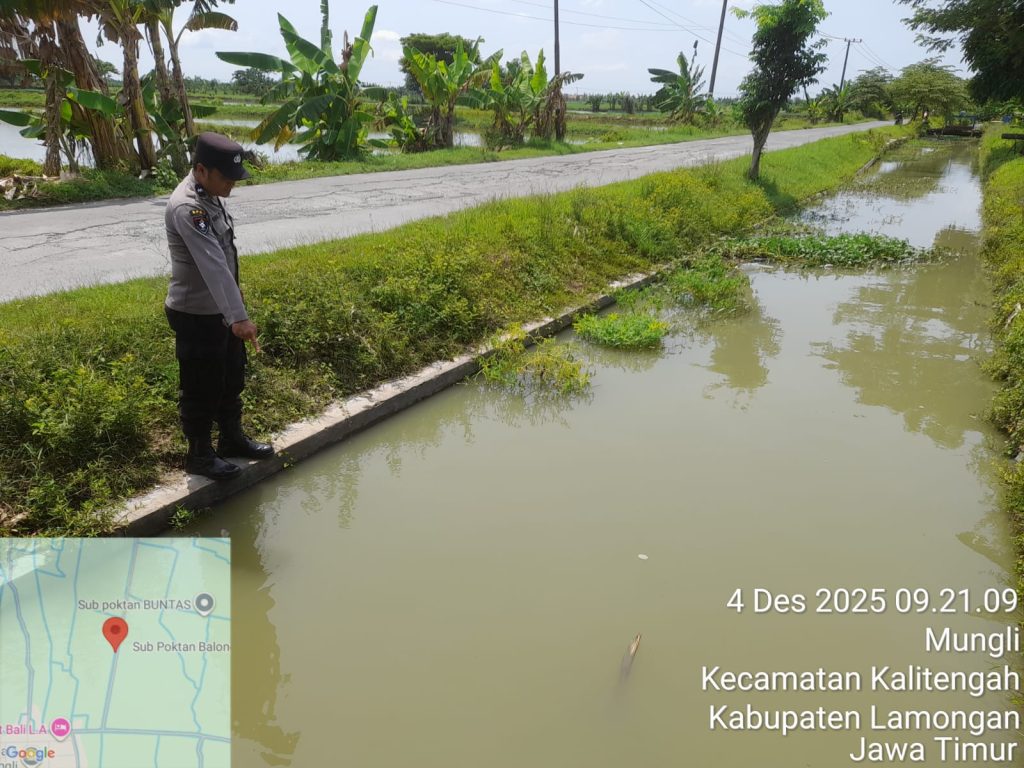 Polsek Kalitengah Patroli Presisi Antisipasi Bencana: Himbau Warga Potong Dahan, Jangan Buang Sampah ke Sungai & Larang Anak Mandi di Tambak