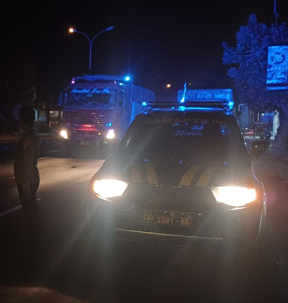 Polsek Turi Gelar Patroli Blue Light, Fokus Antisipasi 3C di Jalur Poros Sukoanyar