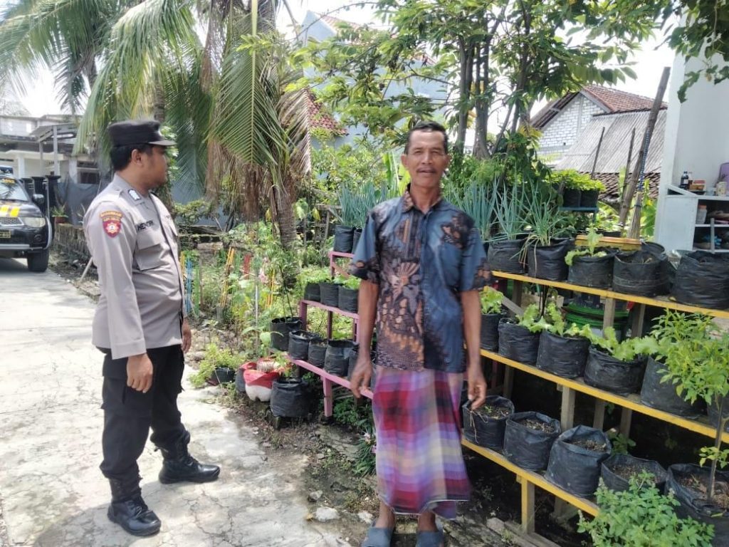 Pekarangan Warga Disulap Jadi Lahan Bergizi, Polsek Kalitengah Turun Lakukan Monitoring P2B