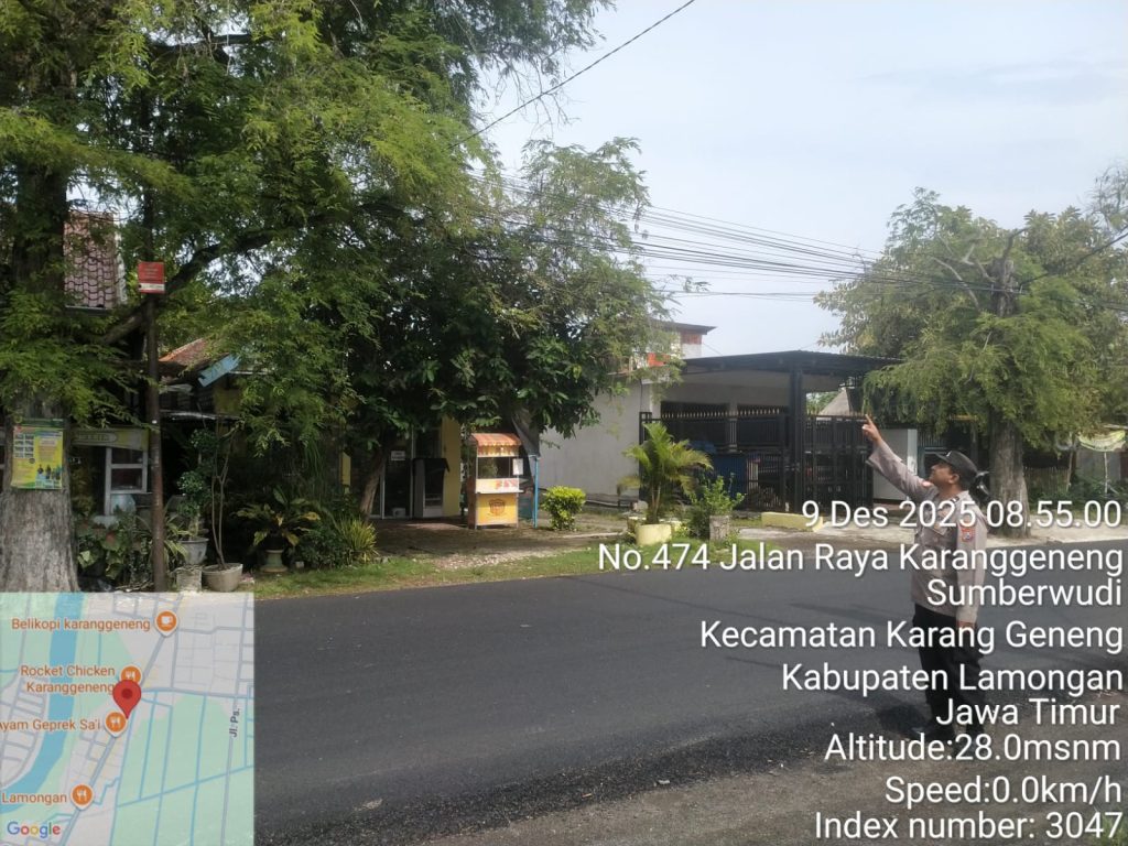 Patroli Wilayah di Daerah Rawan Bencana, Polsek Karanggeneng Sampaikan Pesan Kamtibmas kepada Warga