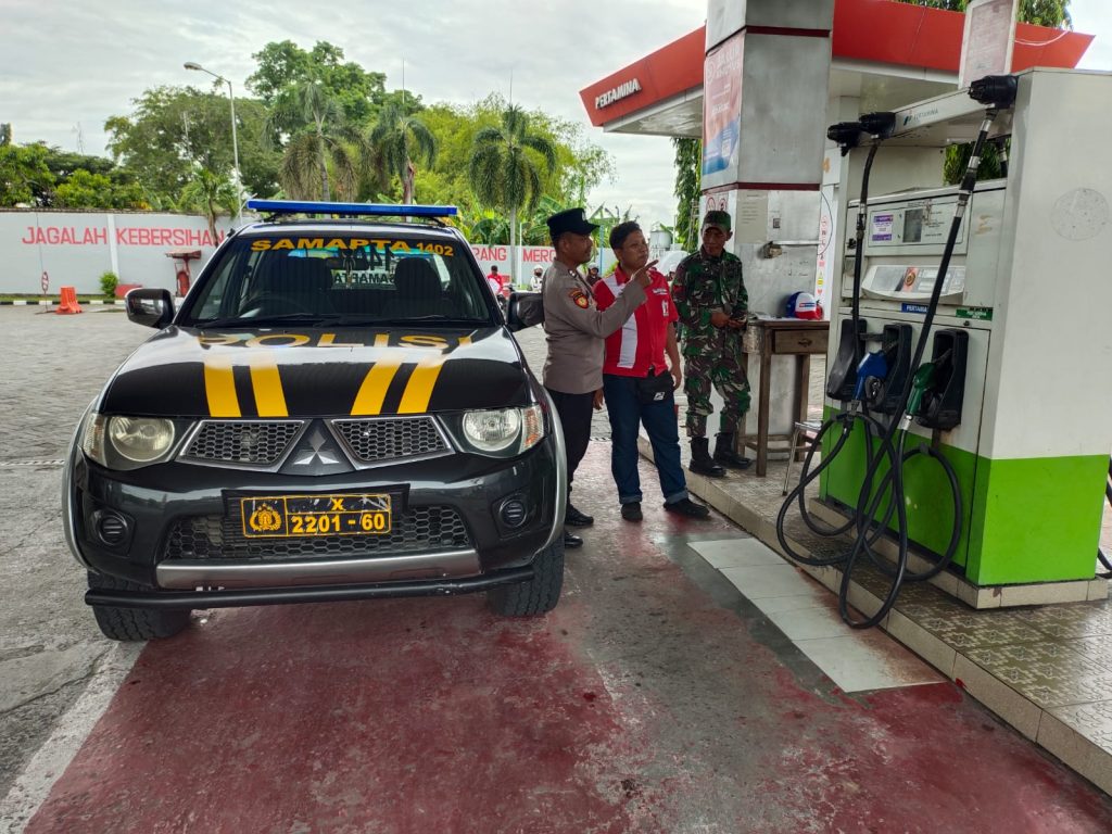 Patroli Ketat Aparat Gabungan Amankan Obyek Vital, Cegah 3C dan Guantibmas di Lamongan